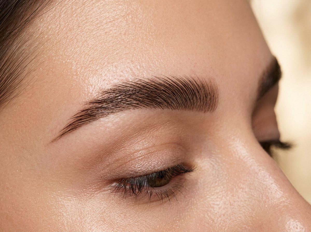 Brow Lamination with Hybrid Tint